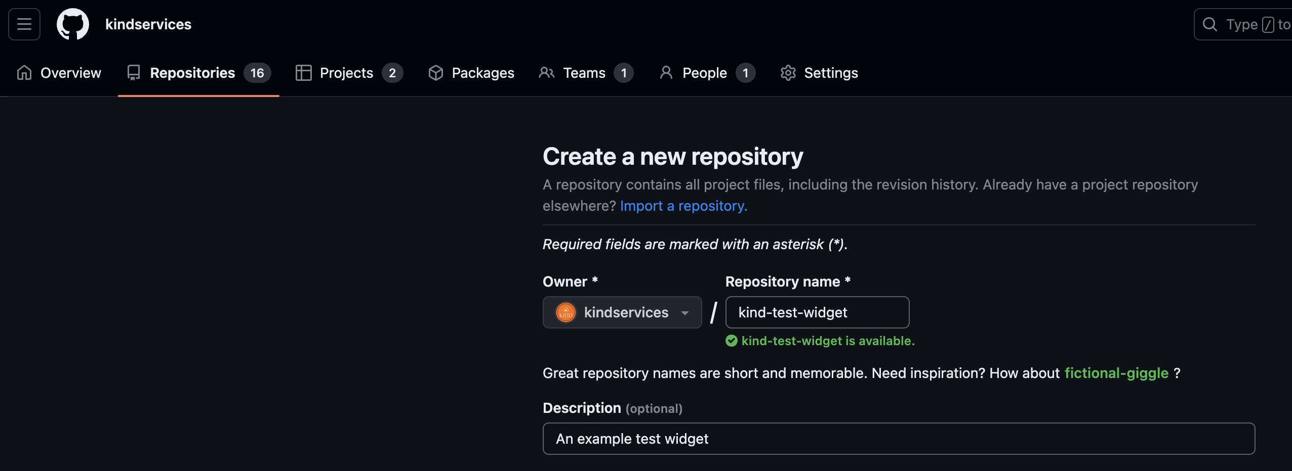 Create Github Repo